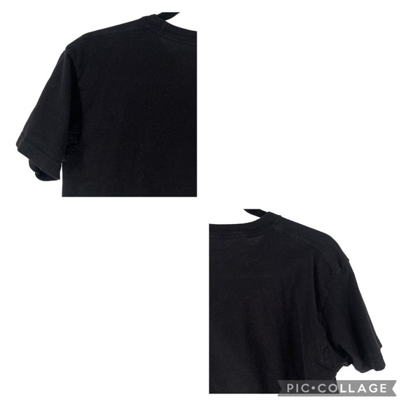 Liquid Blue Jimi Hendrix MultiColor "Trippy" Portrait Grapic Black Tee - Sz L - Picture 8 of 11